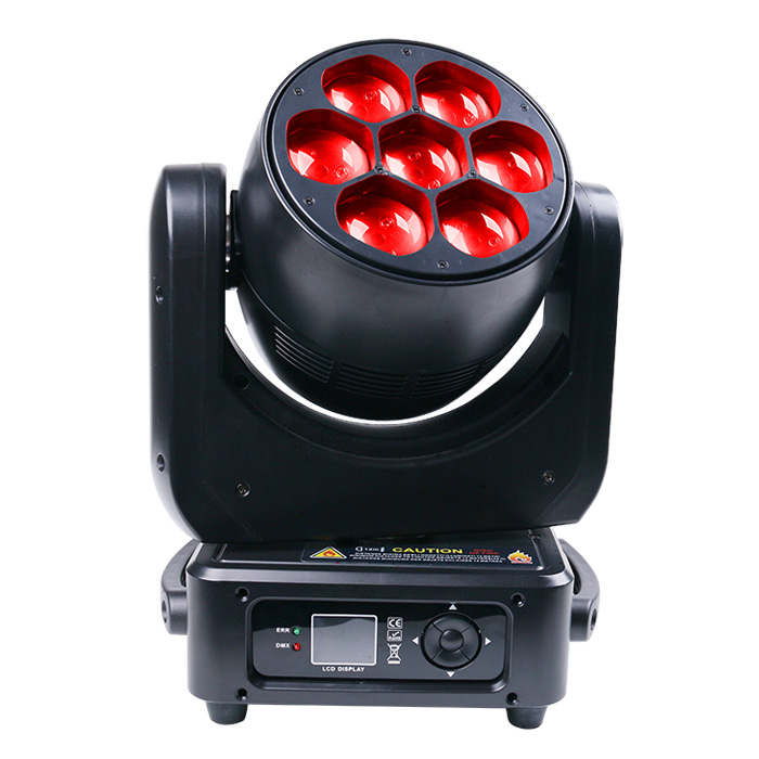 7x40W LED zoom moving head