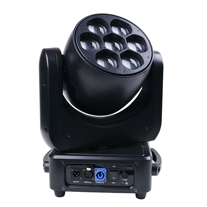7x40W LED zoom moving head