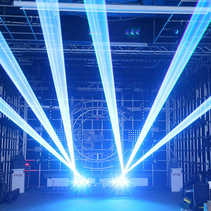 3頭全彩動畫線陣激光燈