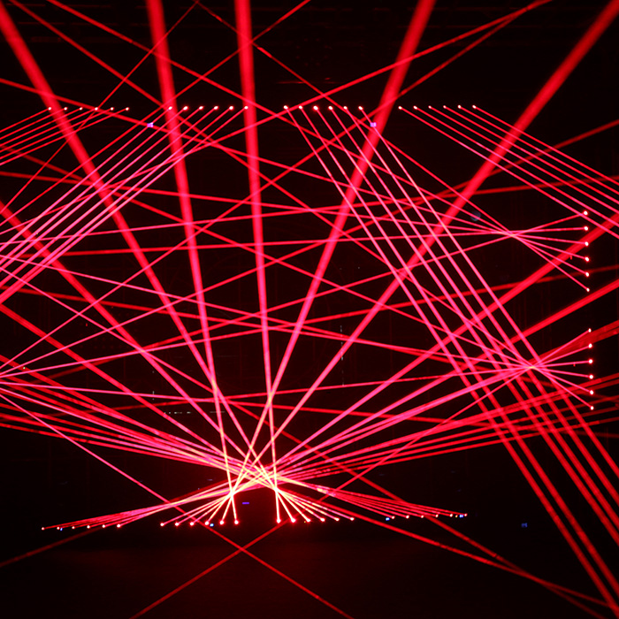 6頭全彩粗光斑搖頭激光燈