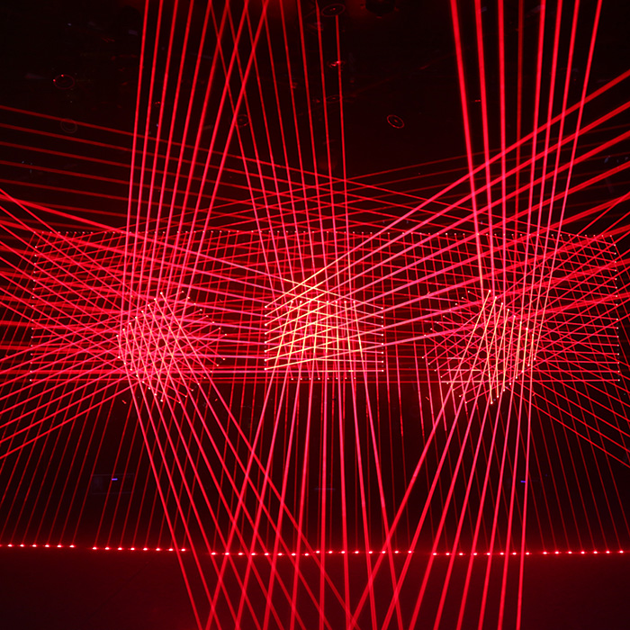 Fat beam red laser bar