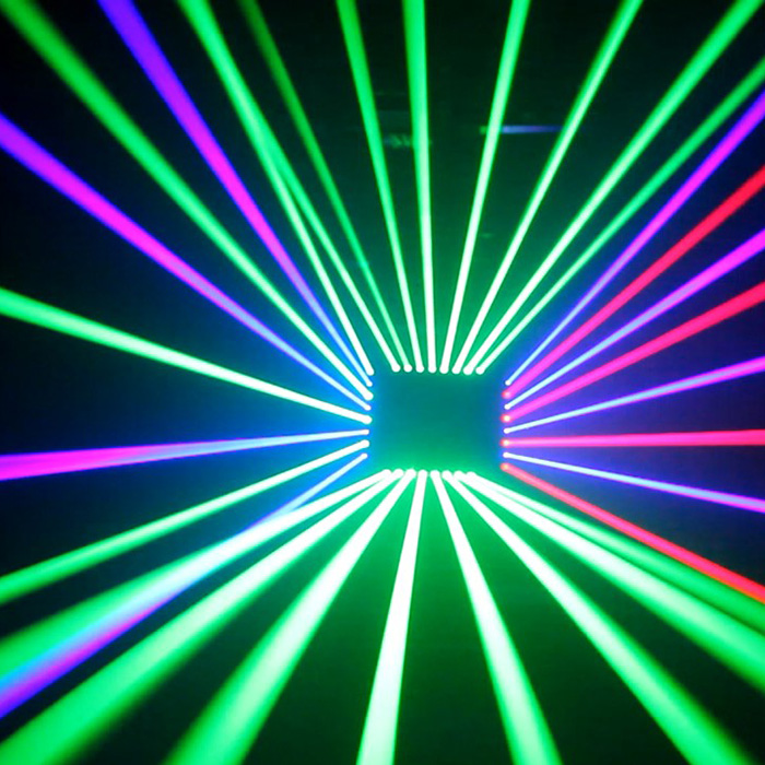 8頭粗光斑搖頭激光燈