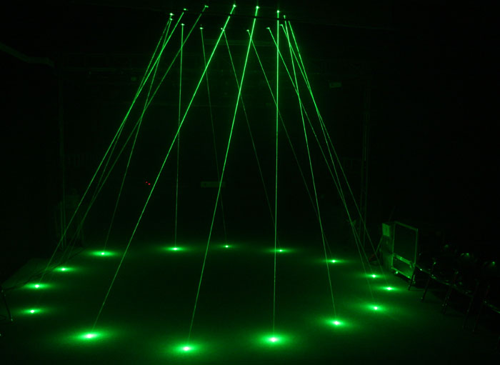 Green point laser