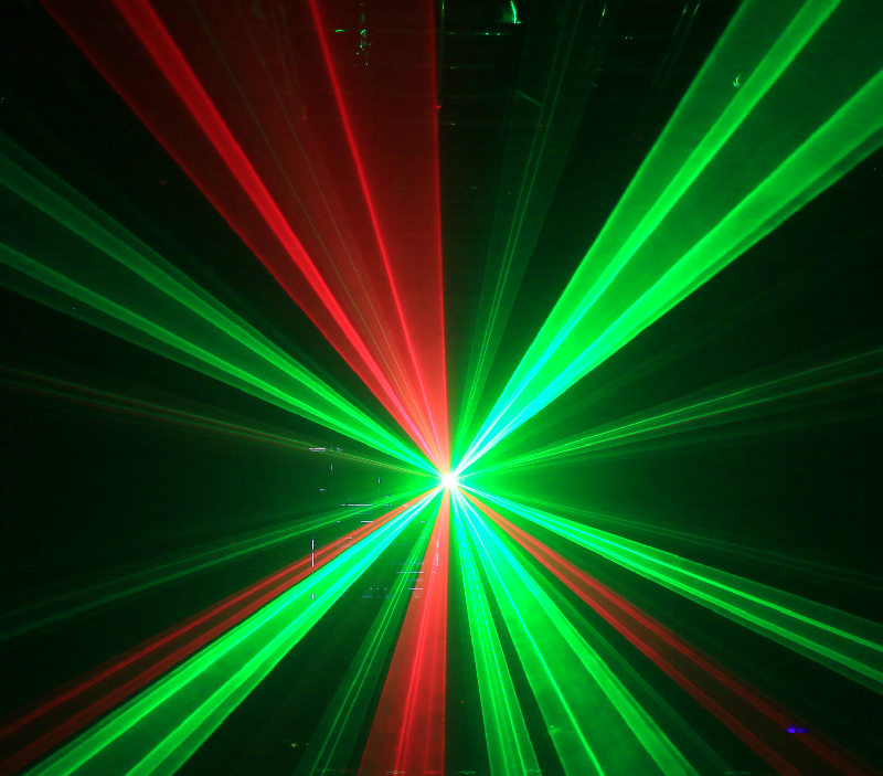 Gobo + Laser+ strobe Effect Light