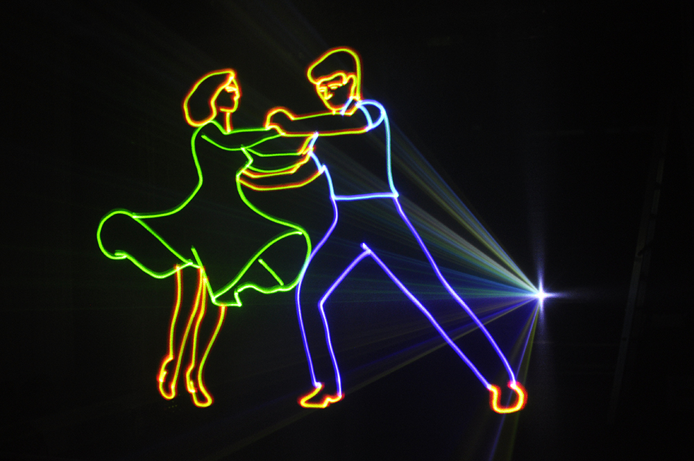 1W Mini RGB full color laser light