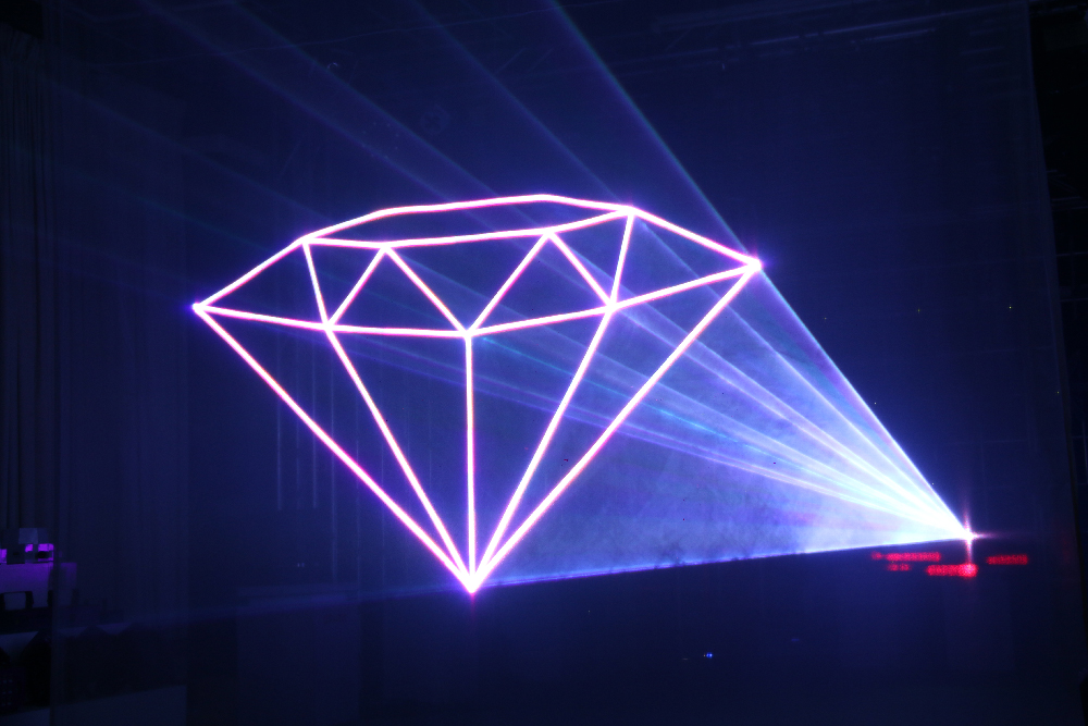 1W Mini RGB full color laser light