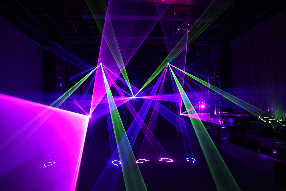 RGB full color animation laser light