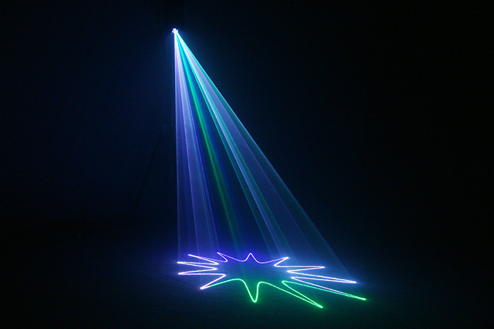 2W RGB full color moving laser 