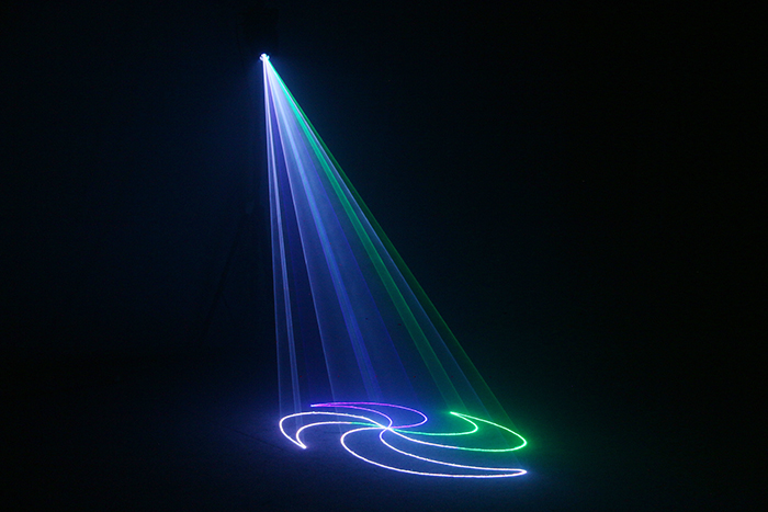 2W RGB full color moving laser 
