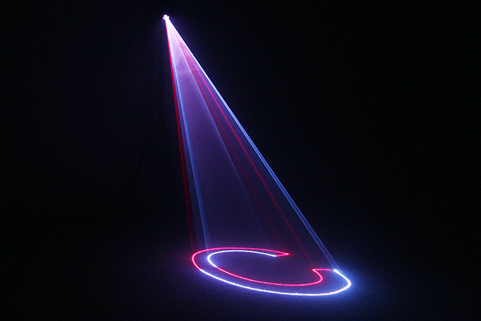 2W RGB full color moving laser 