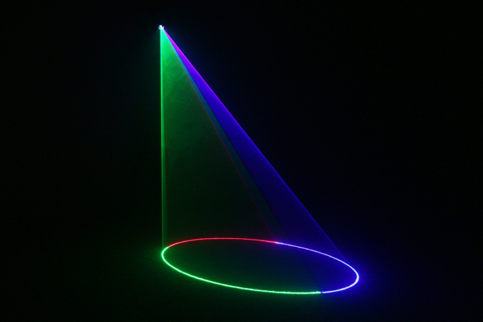 2W RGB full color moving laser 