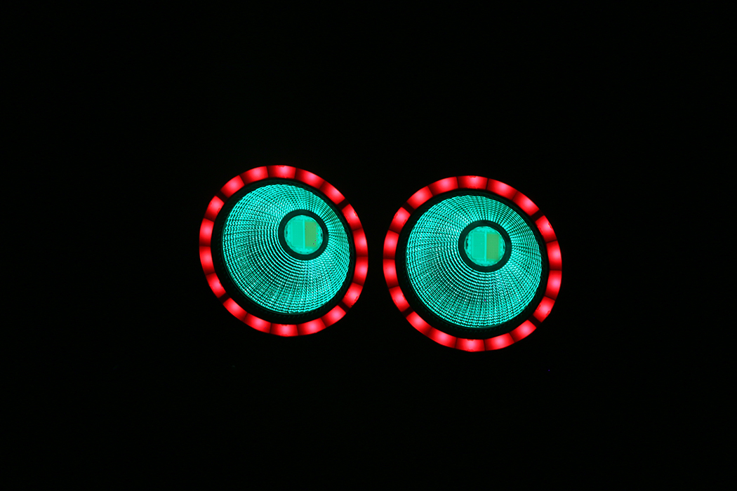 2*100W dual white LED blinde