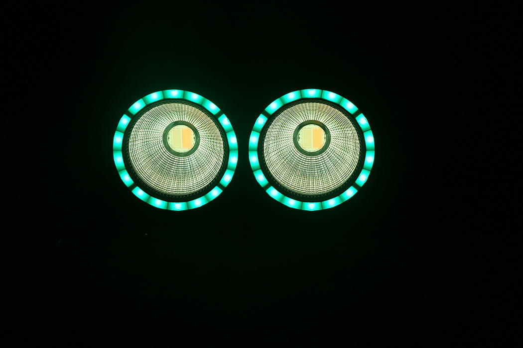 2*100W dual white LED blinde
